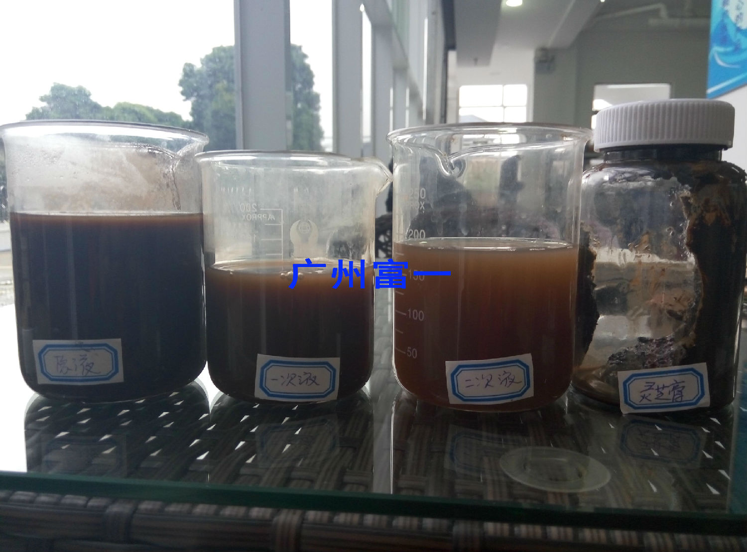 靈芝原液分離效果對(duì)比